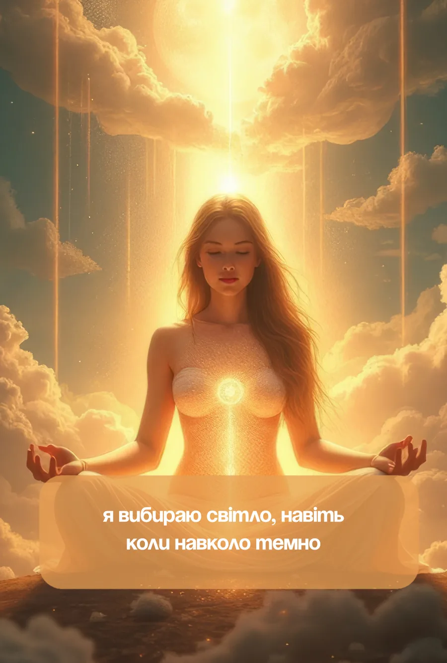 Я вибираю світло, навіть коли навколо темно